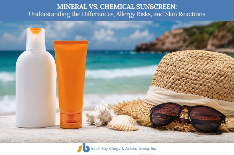 Mineral vs. Chemical Sunscreen Understanding the Differences, Allergy Risks, and Skin Reactions